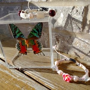 🌸Plumeria Bracelet Set 🌸